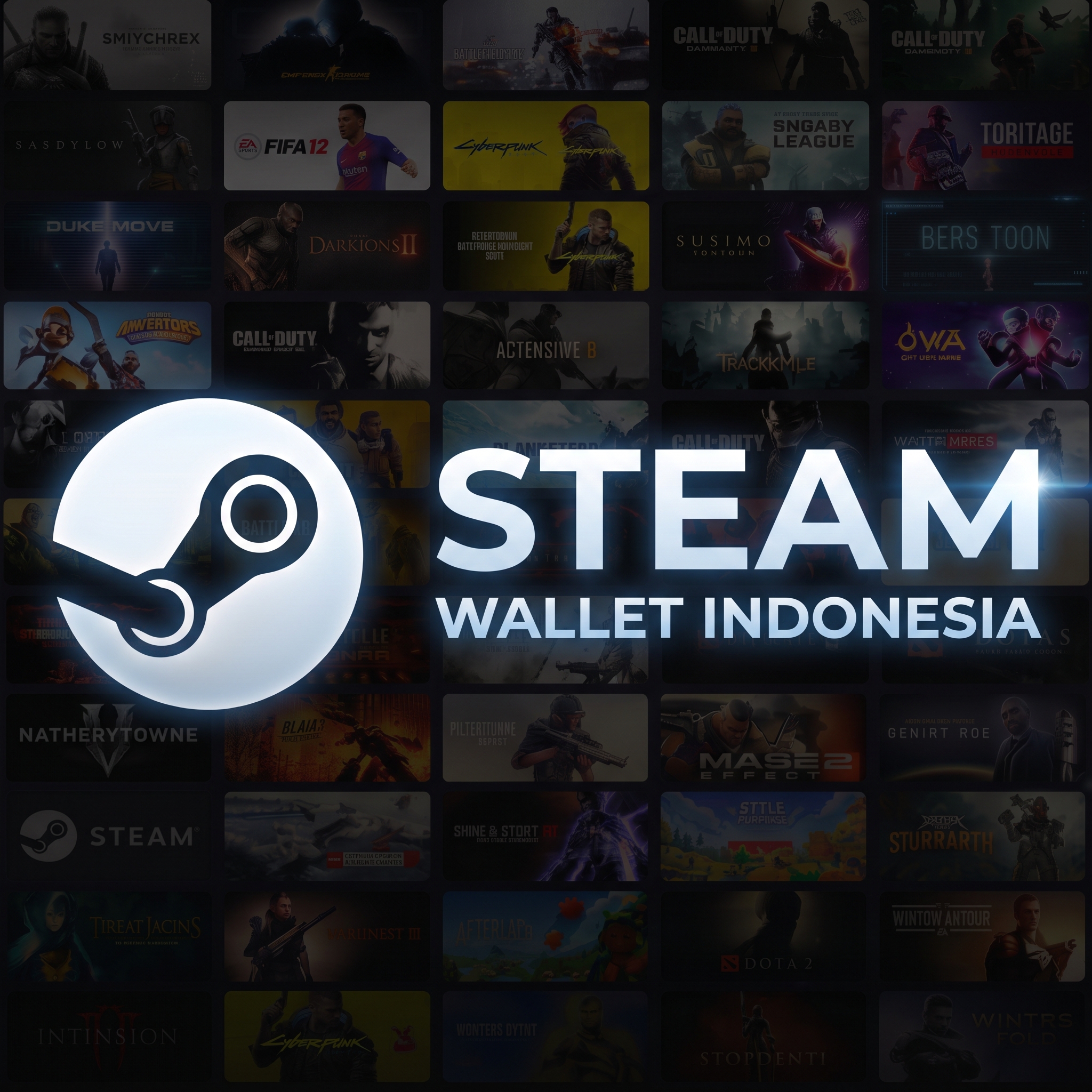 Logo Steam Wallet Indonesia